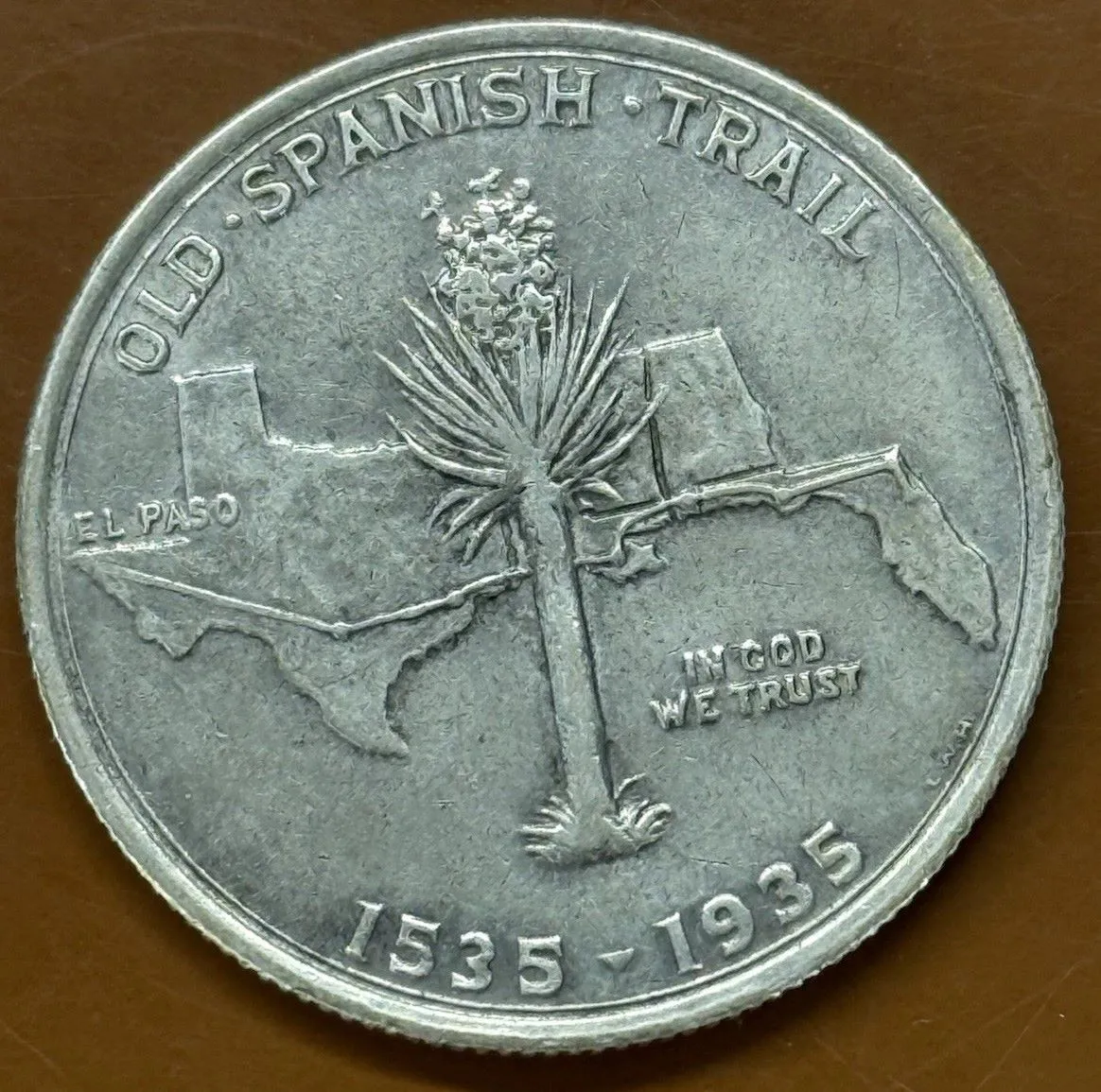 Circulated-Spanish-Trail-Half-Dollar-!---Thoughts?